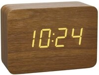 TFA Dostmann Funkwecker Design Funk-Wecker in Holz-Optik Clocco TFA 60.2549