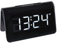 TFA Dostmann Funkwecker digitaler Wecker ICON TFA 60.2543, schwarz, mit LED