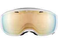 Alpina Sports Skibrille ESTETICA Q-LITE white-skyblue