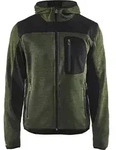 Bl&aring;kl&auml;der Strickjacke Strickjacke Mit Softshell gr&uuml;n|schwarz S
