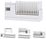 Lorelli Komplettbett Baby- und Kinderbett Mini Max, 3 in 1, umbaubar, f&uuml;r 2 Kinder