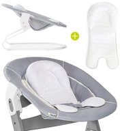 Hauck Hochstuhltablett Bouncer 2in1 - Stretch Grey, 2in1 Babywippe &