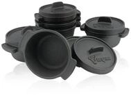 BBQ-Toro Serviertopf Serviert&ouml;pfe Set (6-er Pack) &Oslash; 11 cm Gusseisen Mini Gusstopf,