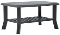 vidaXL Couchtisch vidaXL Couchtisch Anthrazit 90x60x46 cm Kunststoff