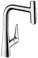 hansgrohe K&uuml;chenarmatur hansgrohe 220 Talis Select M51, ausziehbarer Schlauch...