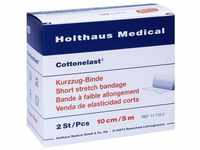 Holthaus Medical Wundpflaster Cottonelast® Kurzzug-Binde, 10 cm x 5 m, Packung...