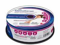 Mediarange CD-Rohling MediaRange Audio CD-R 700Mb, 80Min 12x Speed, Inkjet
