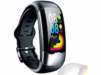 Xoro Fitness-Tracker SMW 10, Smart Watch, EKG, PPG, Herzfrequenz, Fitnessuhr