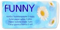 Funny Toilettenpapier 3-lagig, 72 Rollen, motivgepr&auml;gt 250 Blatt Rolle, Zellstoff