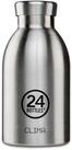 24 Bottles Trinkflasche Clima Bottle Brushed Steel 330ml