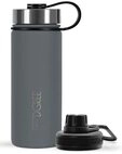 720&deg;DGREE Trinkflasche Isolier Trinkflasche noLimit Edelstahl mit Sportdeckel stone