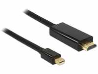 Delock Passives mini DisplayPort 1.1 zu HDMI Kabel, 1 m HDMI-Kabel, Display Port