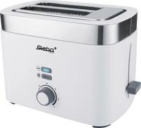 Steba Toaster TO 10 Bianco Doppel-Schlitztoaster