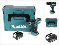 Makita Akku-Schlagbohrschrauber DHP 485 T1J 18 V Li-Ion Akku...
