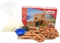 teifoc Finca Steinbaukasten, (Konstruktionsspielzeug mit Mini-Ziegelsteinen, 86...