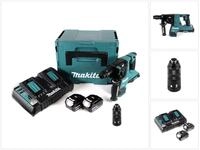Makita Akku-Bohrhammer DHR 281 PMJ Brushless Akku Bohrhammer 28 mm 2x 18 V f&uuml;r