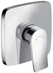 hansgrohe Duscharmatur Metris Einhebel-Brausemischer Unterputz eckig - Chrom