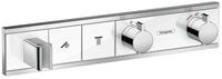hansgrohe Brausethermostat RainSelect F&uuml;r 2 Verbraucher mit integriertem