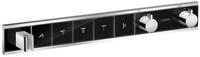 hansgrohe Brausethermostat RainSelect F&uuml;r 5 Verbraucher mit integriertem