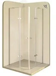 i-flair Eckdusche Duschkabine Alice aus durchsichtigem ESG, H&ouml;he 180 cm, 90x90...