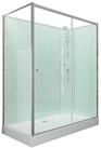 Schulte Komplettdusche Ibiza, BxT: 80x120 cm, Sicherheitsglas, Komplett Set mit