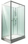 Schulte Komplettdusche Ibiza, BxT: 90x140 cm, Sicherheitsglas, Komplett Set mit