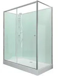 Schulte Komplettdusche Ibiza, BxT: 90x120 cm, Sicherheitsglas, Komplett Set mit