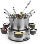 PRINCESS Elektro-Fondue, 4 Fonduegabeln, 1.2 l, Set mit 8 Fonduegabeln Fondue-Topf