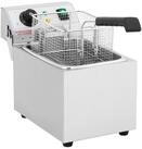 Royal Catering Fritteuse RCEF 08EB, 3200 W, 8 L Edelstahl 230 V Kaltzone Gastronomie