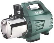 metabo Gartenpumpe P 6000 Inox 55m 1300W 5,5bar (1-tlg), 6000 l/h max. F&ouml;rdermenge