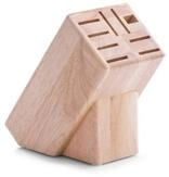 Zeller Present K&uuml;chenorganizer-Set Messerblock, Gummibaum, 12,5 x 22 x 25 cm