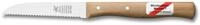 Windm&uuml;hlenmesser Gem&uuml;semesser Klassiker, Wellenschliff Rotbuche 85 mm rostfrei