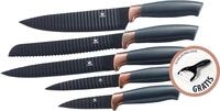 KING Messer-Set Carbon Design (Set, 6-tlg), (5 Messer), incl. Sparsch&auml;ler,