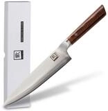ZAYIKO Universalk&uuml;chenmesser Kasshoku Damast Chefmesser I 20 cm Klinge I