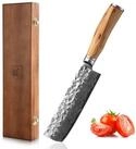 ZAYIKO Asiamesser Minami Damast Nakirimesser K&uuml;chenmesser 17 cm Klinge