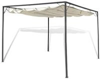 vidaXL Pavillon, Gartenpavillon mit versenkbarem Dach