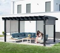 Sojag Pavillon Pergola Yamba 10x16 anthrazit, BxTxH: 495x295x253 cm