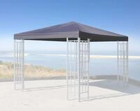 Quick Star Pavillon-Ersatzdach Rank, 260 g/m&sup2;, 300 x 300 cm (Anthrazit, 3 x 3 m),