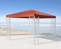 Quick Star Pavillon-Ersatzdach Rank, 260 g/m&sup2;, 300 x 300 cm (Rotorange, 3 x 3...