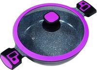 KING Servierpfanne Click-Grip, Aluminiumguss (1-tlg), &Oslash; 28 cm, abnehmbare Griffe,