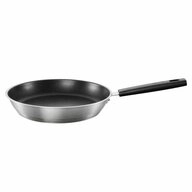 Fiskars Bratpfanne Hard Face Steel &Oslash; 28 cm, Edelstahl