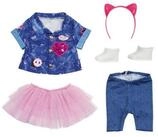 Zapf Creation&reg; Puppenkleidung 829110 BABY born Deluxe Jeans Kleid Set 43cm