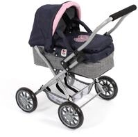 CHIC2000 Puppenwagen Smarty, Mini-Kuschelwagen, mit herausnehmbarer Tragetasche