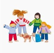 goki Biegepuppe Biegepuppen Camping Familie f&uuml;r Puppenhaus (Spar-Set, 5-tlg.,...