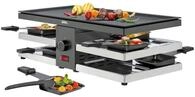 Spring Geschirr-Set Raclette f&uuml;r 8 47x24x16 cm Fun schwarz, Aluminium