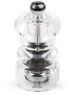 PEUGEOT Pfefferm&uuml;hle NANCY 9cm Acryl Transparent Stahlmahlwerk Gew&uuml;rzm Manuell