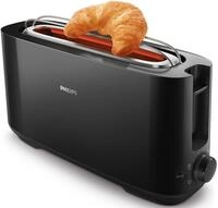 Philips Toaster HD2590/90, 1 langer Schlitz, f&uuml;r 2 Scheiben, 950 W, mit...