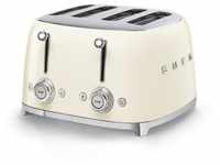 Smeg Toaster Toaster SMEG 4-Schlitz-Toaster Auswahl Farbe TSF03 Auswahl: Creme
