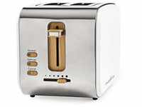 Nedis Toaster Toaster mit 2 Öffnungen Auftaufunktion soft-touch 6-Stufen 900W,...