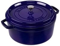 Staub Auflaufform La Cocotte 26cm rund dunkelblau, Gusseisen, Gusseisen